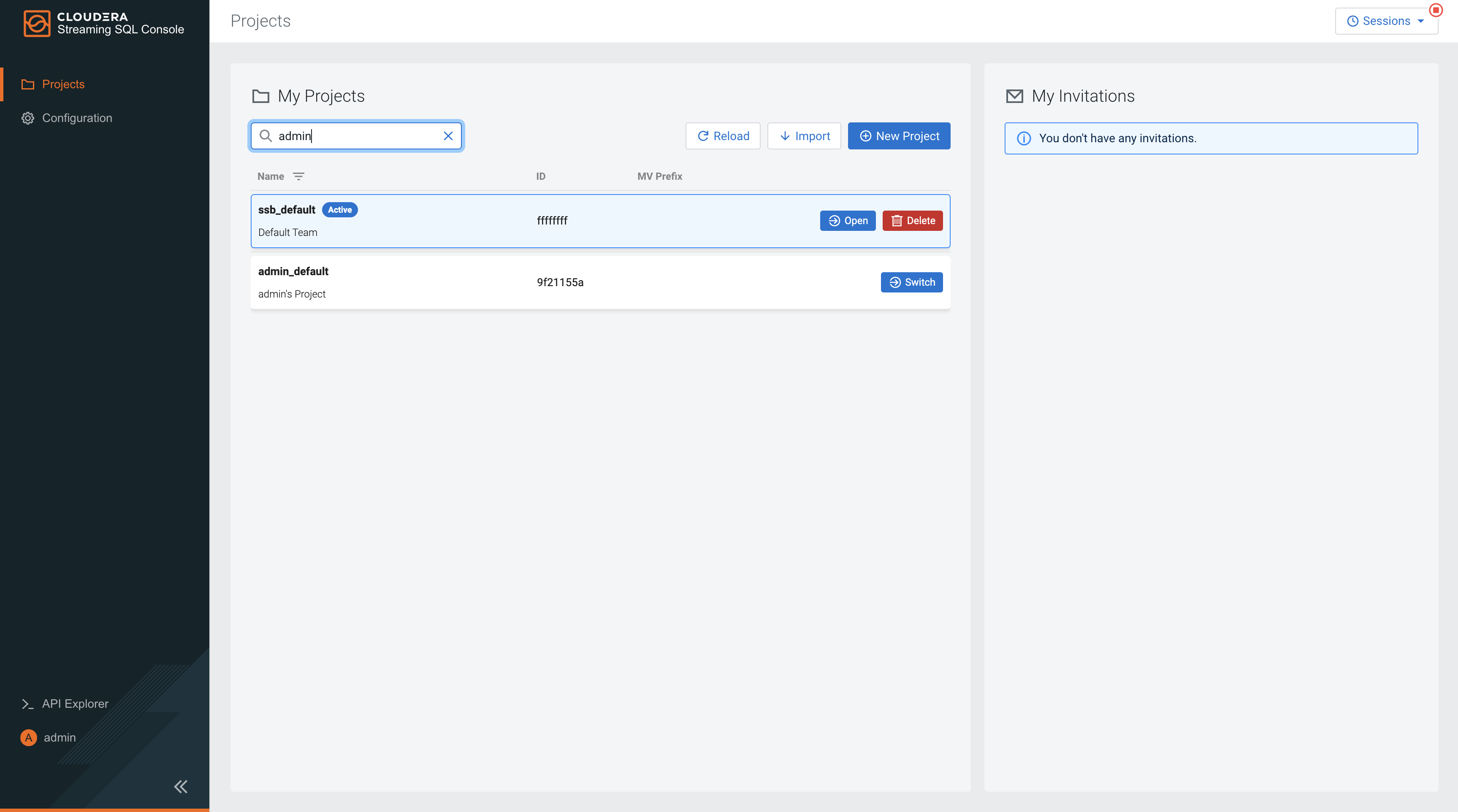 CSA Sql Stream Builder SSB